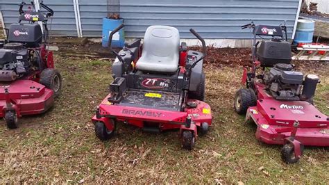 The warranty is 4 years and 500 hours. . Gravely vs exmark vs bad boy
